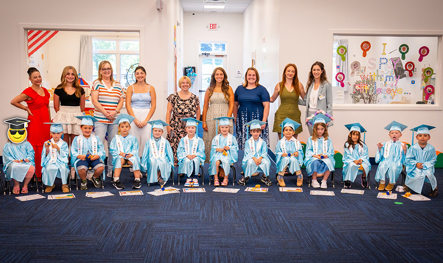 Image of graduating pre-k class 